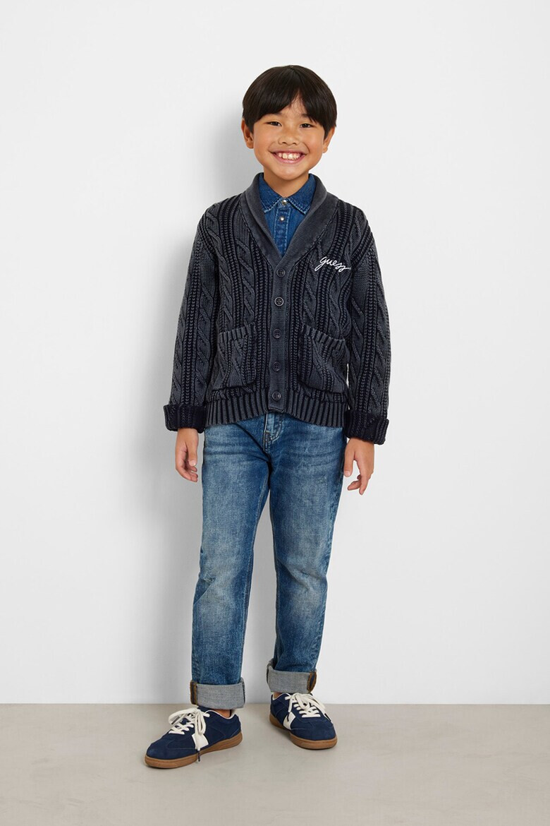 GUESS KIDS Жилетка с плетка осморка - Pepit.bg