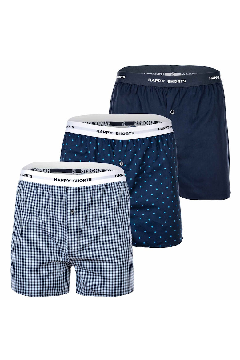 Happy Shorts Памучни боксерки - 3 чифта - Pepit.bg