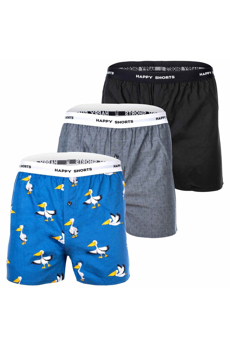 Happy Shorts Памучни боксерки - 3 чифта - Pepit.bg