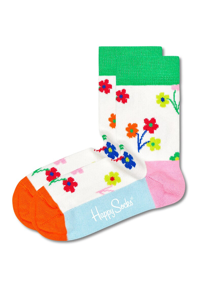 Happy Socks Чорапи с флорална шарка - 2 чифта - Pepit.bg