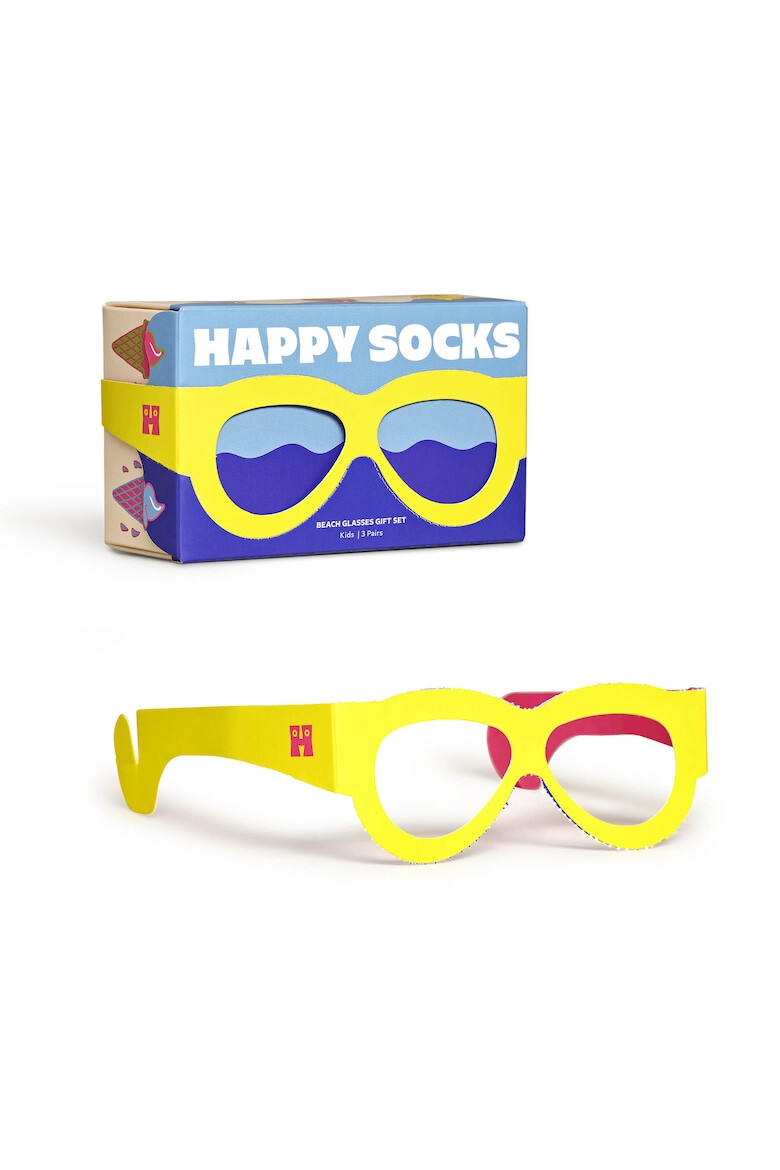 Happy Socks Чорапи с органичен памук - 3 чифта - Pepit.bg