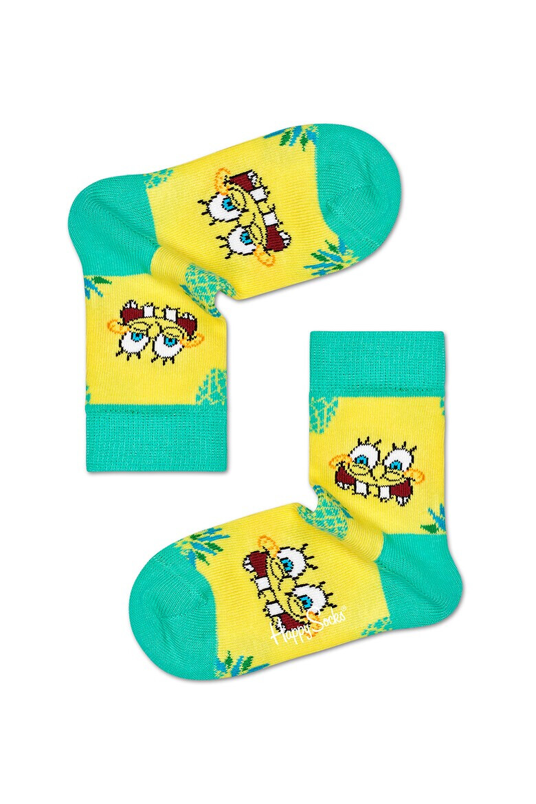 Happy Socks Чорапи с шарка - 4 чифта - Pepit.bg