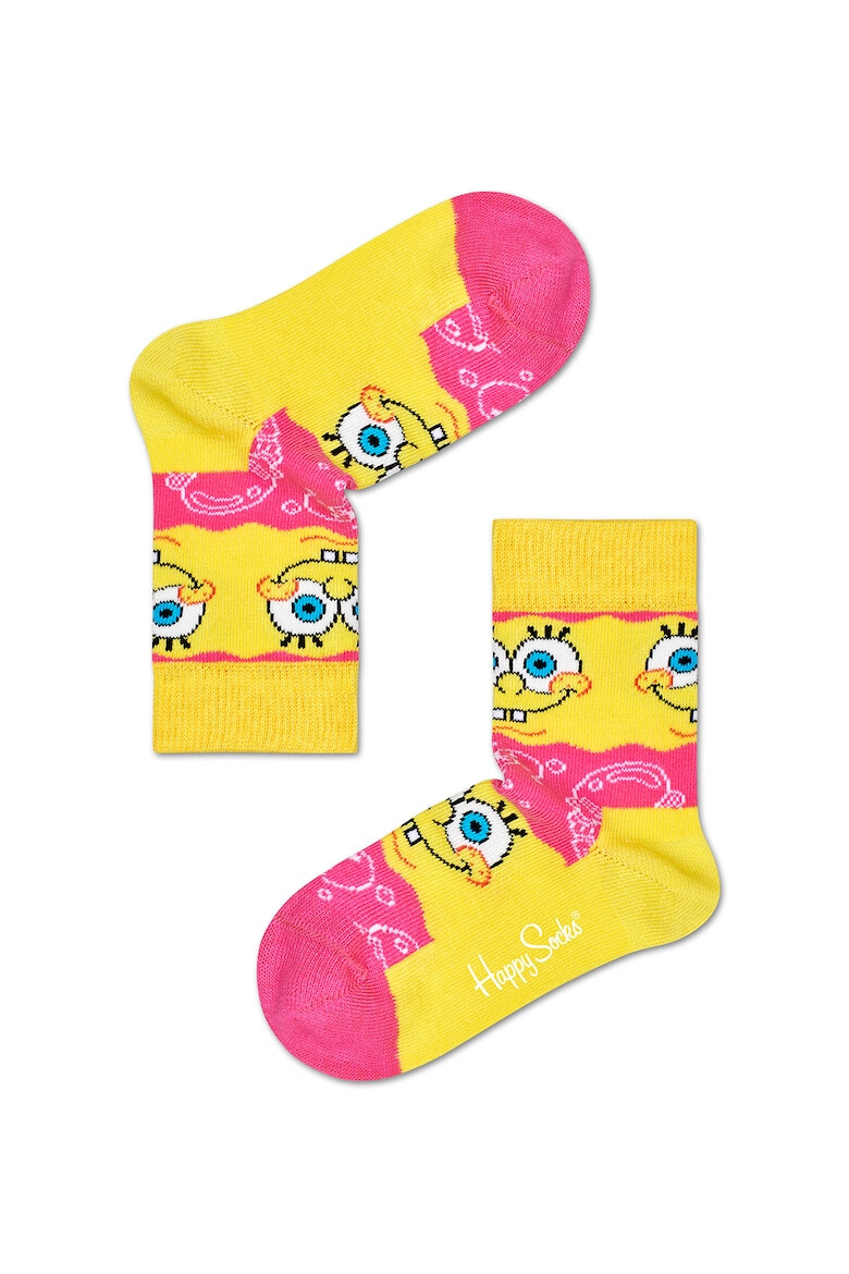 Happy Socks Чорапи с шарка - 4 чифта - Pepit.bg