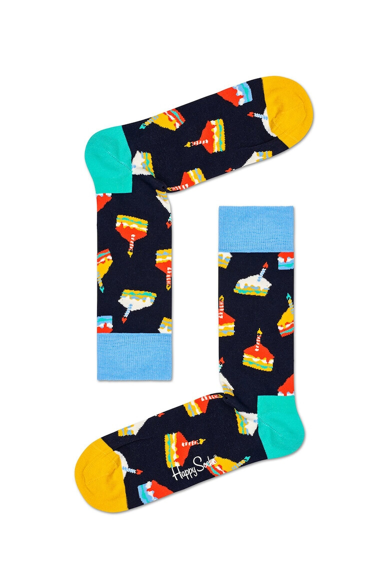 Happy Socks Чорапи с шарки - 2 чифта - Pepit.bg