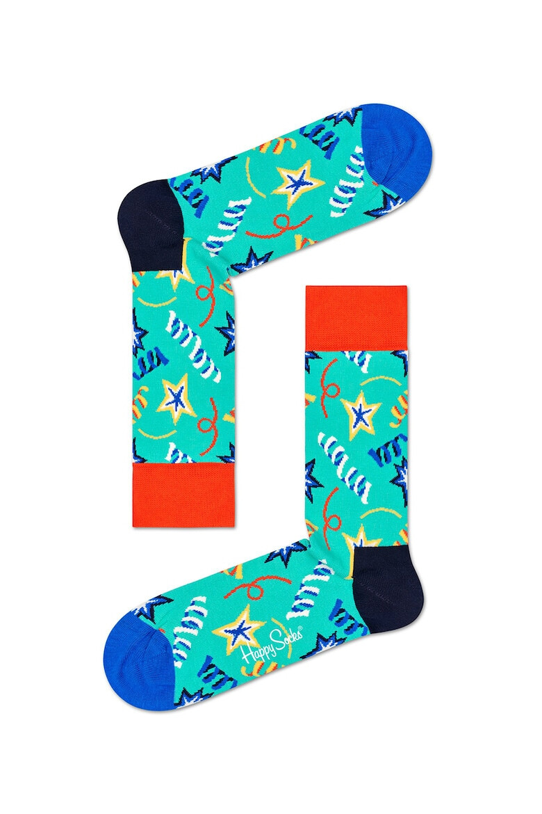 Happy Socks Чорапи с шарки - 2 чифта - Pepit.bg