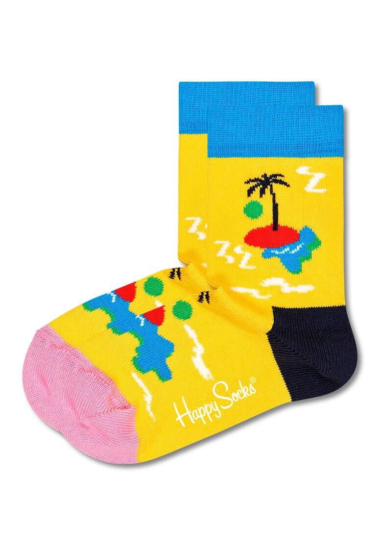 Happy Socks Десенирани чорапи - 2 чифта - Pepit.bg