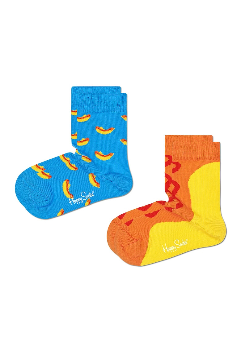 Happy Socks Десенирани чорапи 2 чифта - Pepit.bg