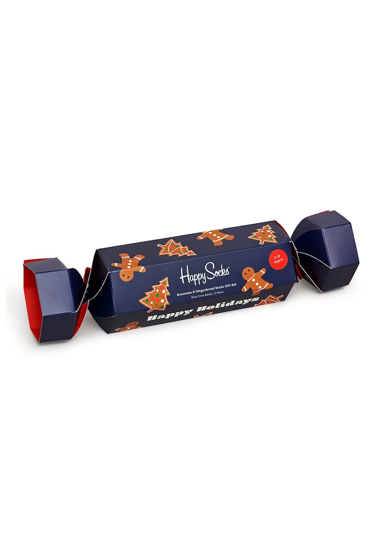 Happy Socks Десенирани чорапи - 2 чифта - Pepit.bg