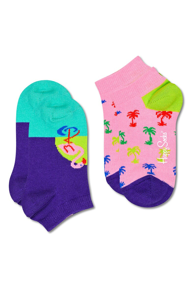 Happy Socks Десенирани чорапи с памук - 2 чифта - Pepit.bg