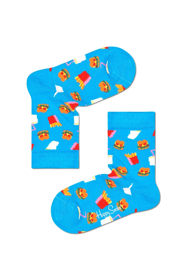 Happy Socks Десенирани чорапи с подаръчна кутия - 2 чифта - Pepit.bg