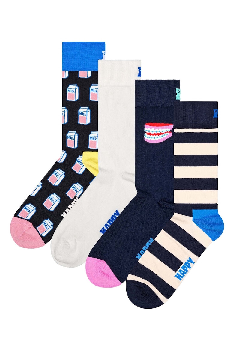 Happy Socks Дълги чорапи - 4 чифта - Pepit.bg