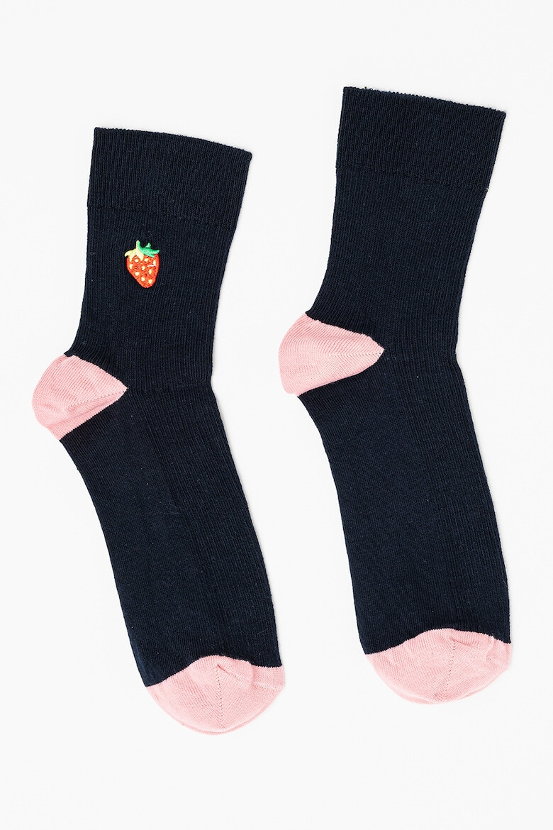 Happy Socks Дълги чорапи с бродерии - Pepit.bg