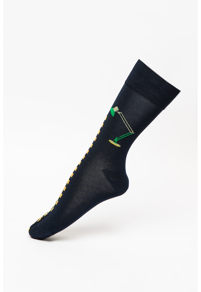 Happy Socks Дълги чорапи с десен - 1 чифт - Pepit.bg