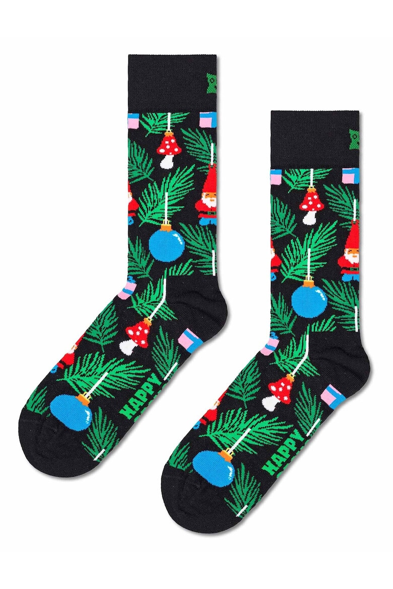 Happy Socks Дълги чорапи с графика - 3 чифта - Pepit.bg