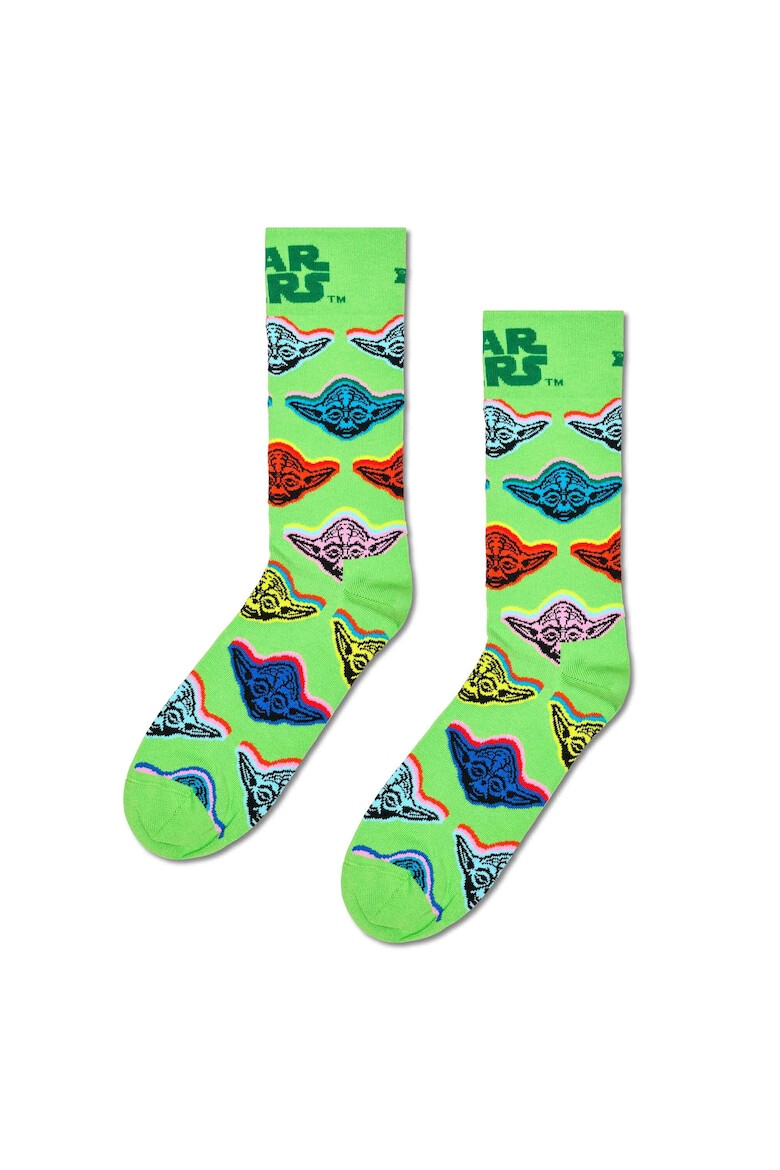 Happy Socks Дълги чорапи с принт - 3 чифта - Pepit.bg