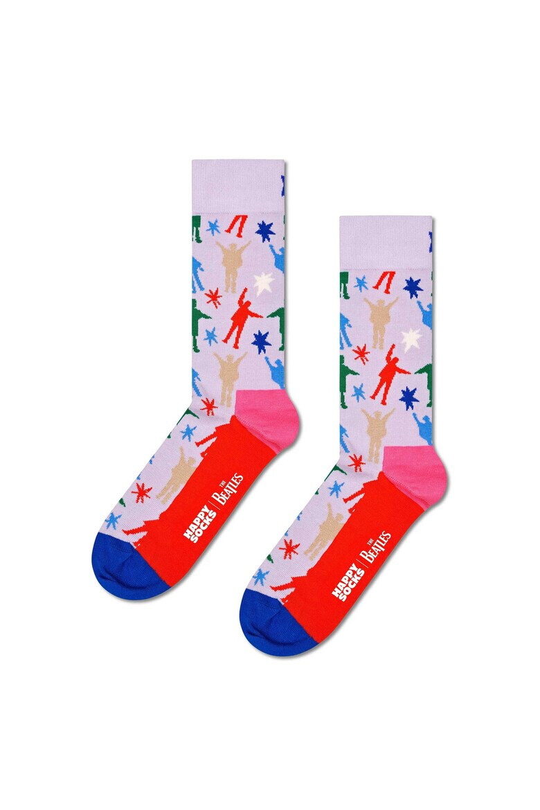 Happy Socks Дълги чорапи с принт - 3 чифта - Pepit.bg