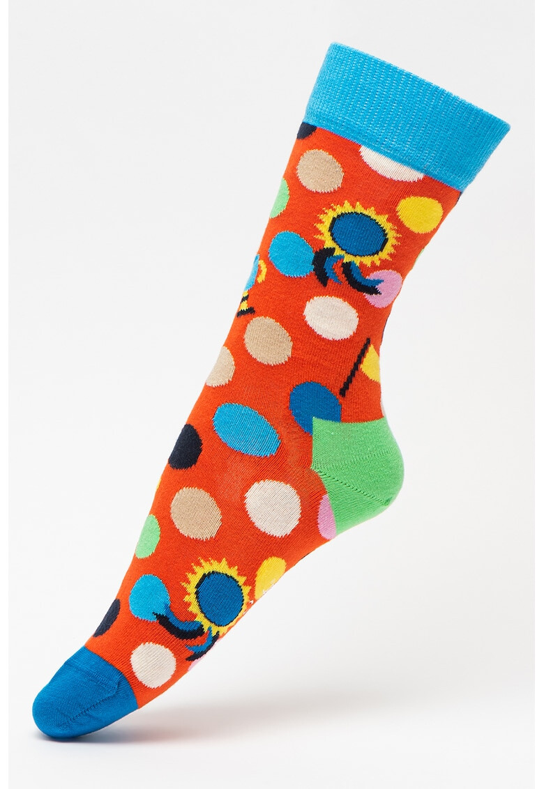 Happy Socks Комплект чорапи с шарки - 3 чифта - Pepit.bg