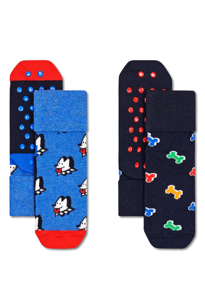 Happy Socks Къси чорапи с принт 2 чифта - Pepit.bg