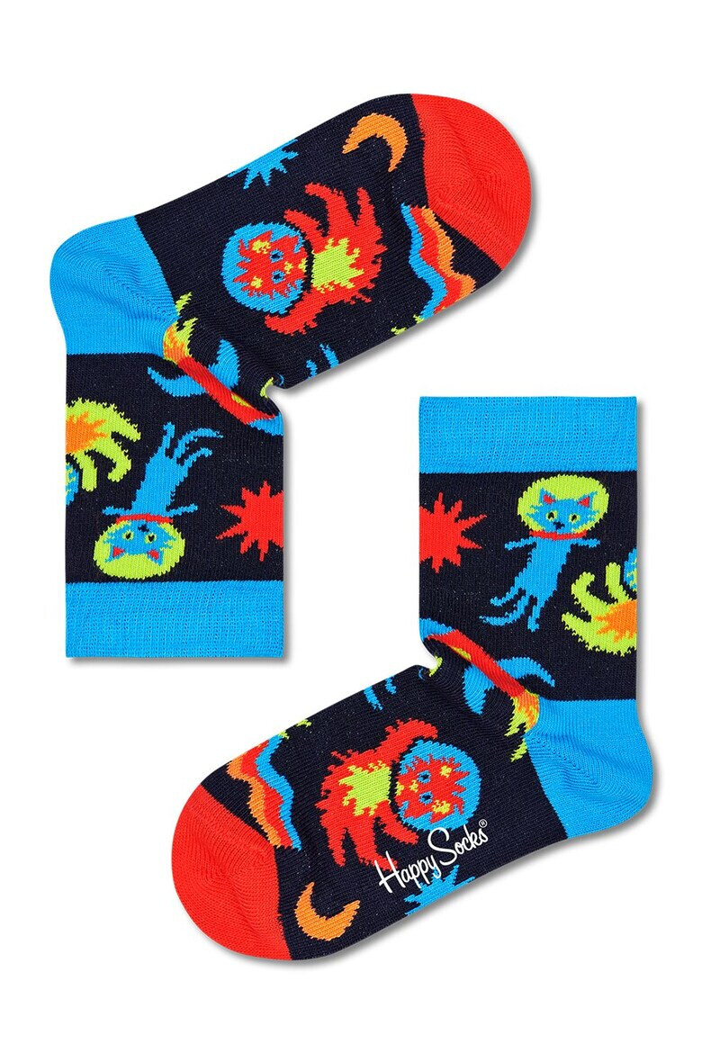 Happy Socks Къси чорапи с шарка - 4 чифта - Pepit.bg