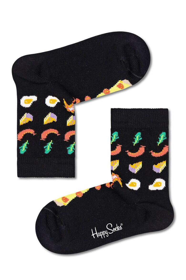 Happy Socks Къси чорапи с шарка - 4 чифта - Pepit.bg