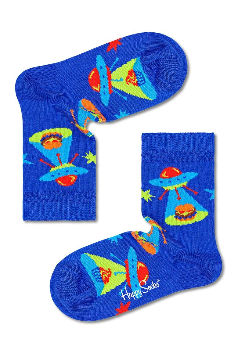Happy Socks Къси чорапи с шарка - 4 чифта - Pepit.bg