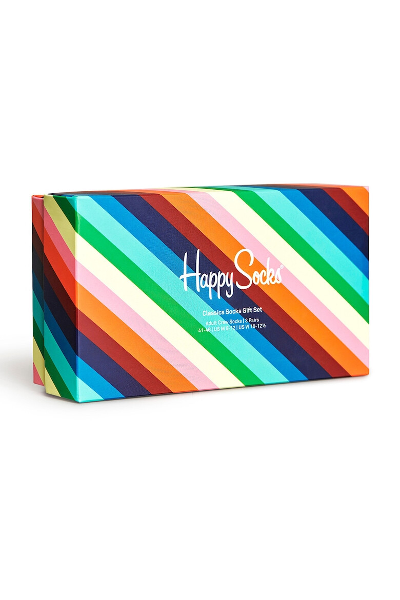 Happy Socks Подаръчен комплект чорапи - 3 чифта - Pepit.bg