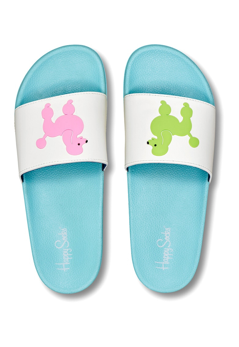 Happy Socks Унисекс чехли с релеф - Pepit.bg