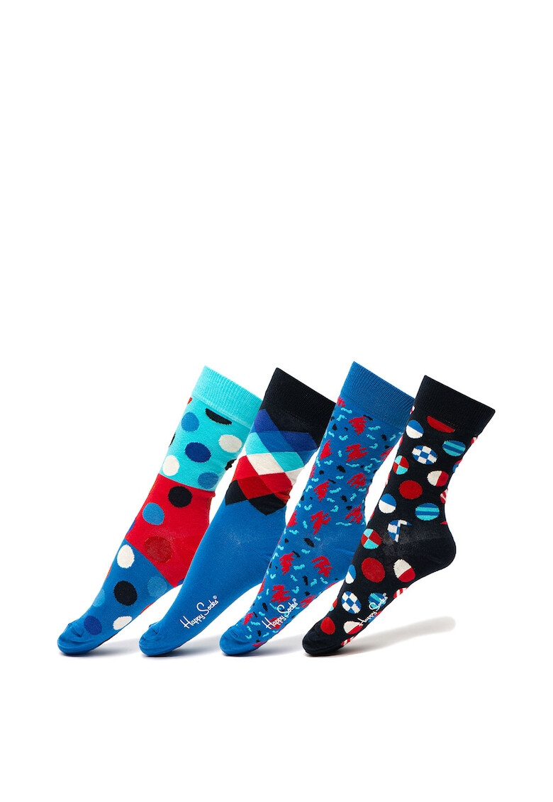 Happy Socks Унисекс чорапи - 4 чифта - Pepit.bg