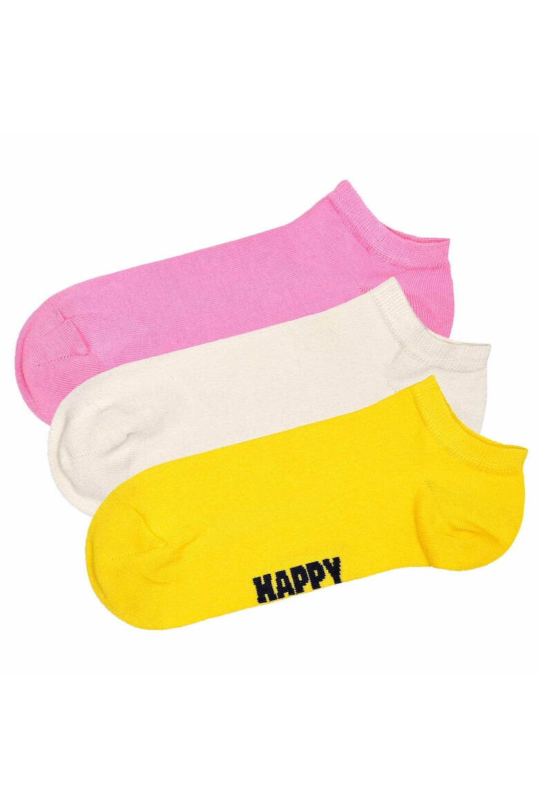 Happy Socks Унисекс чорапи до глезена - 3 чифта - Pepit.bg