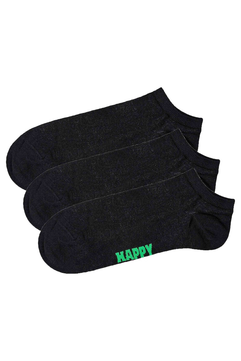 Happy Socks Унисекс чорапи до глезена - 3 чифта - Pepit.bg