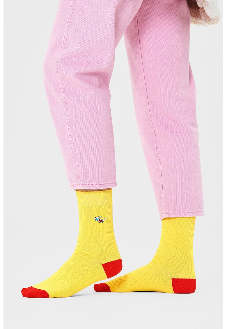 Happy Socks Унисекс чорапи с 3D очила - Pepit.bg