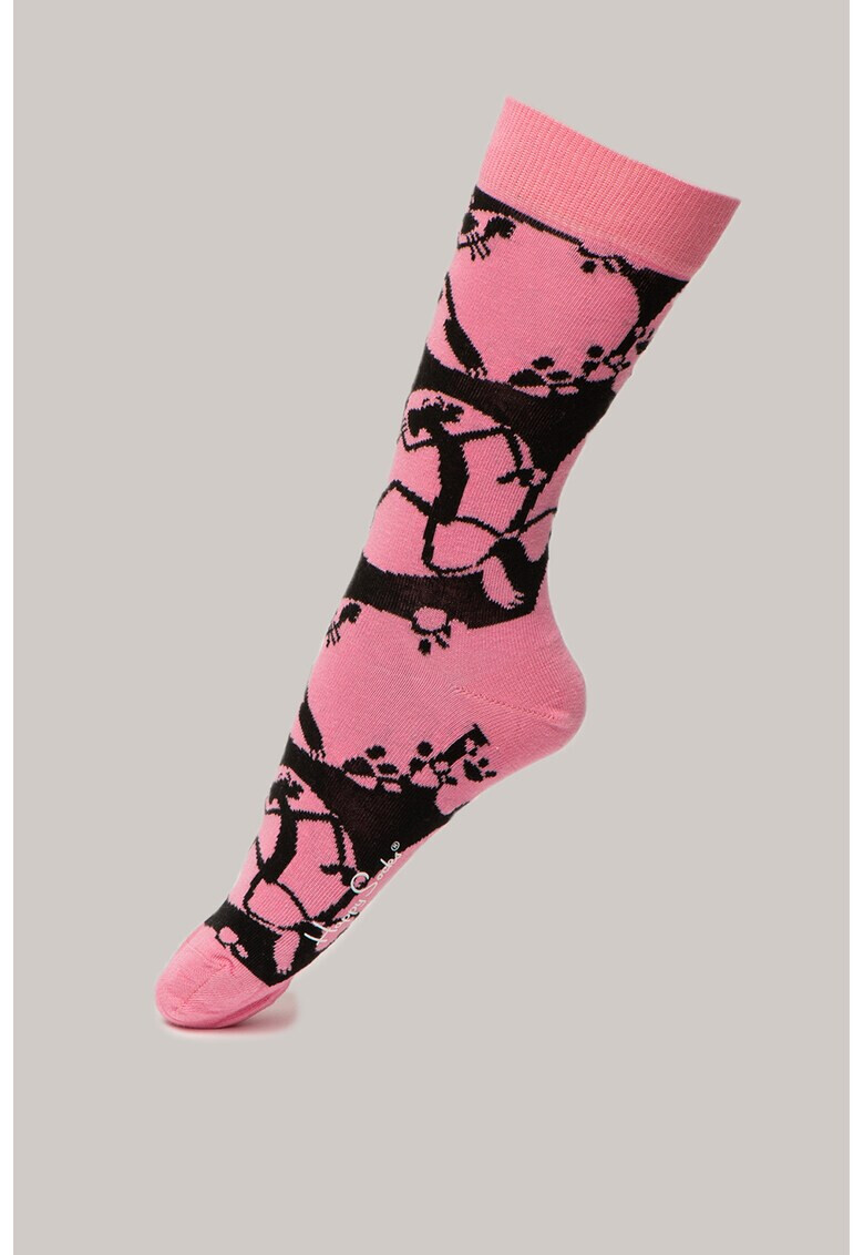 Happy Socks Унисекс чорапи с десен на розова пантера - Pepit.bg