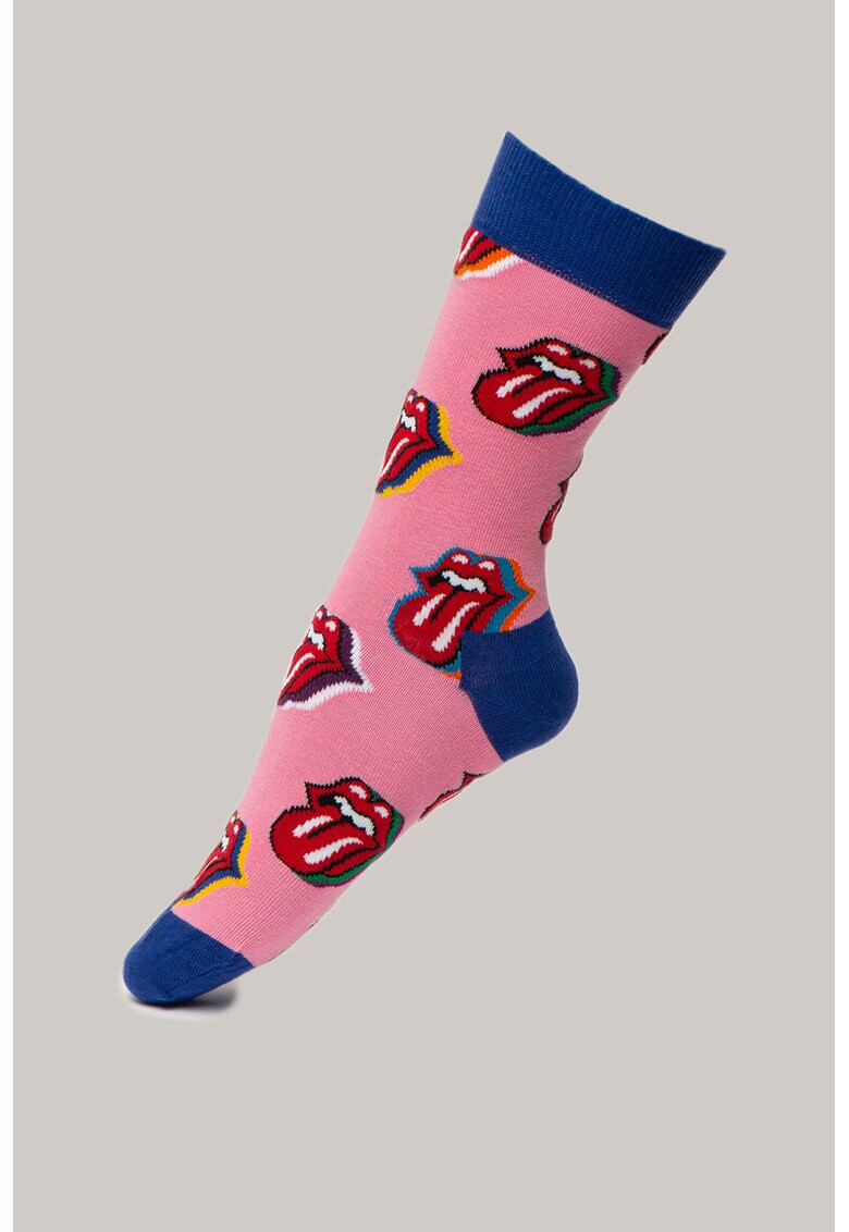 Happy Socks Унисекс чорапи с десен Rolling Stones - Pepit.bg