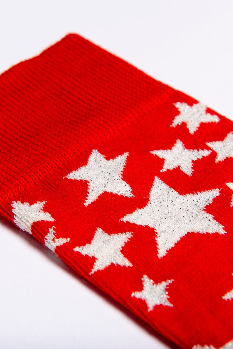 Happy Socks Унисекс чорапи с десен със звезди - Pepit.bg