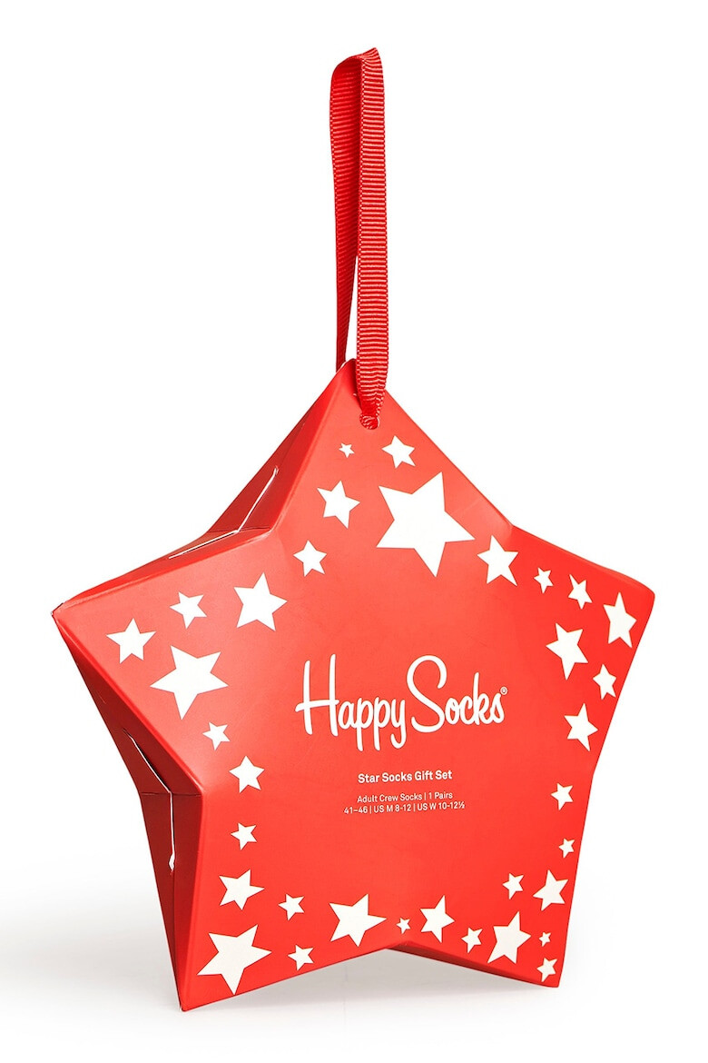 Happy Socks Унисекс чорапи с десен със звезди - Pepit.bg