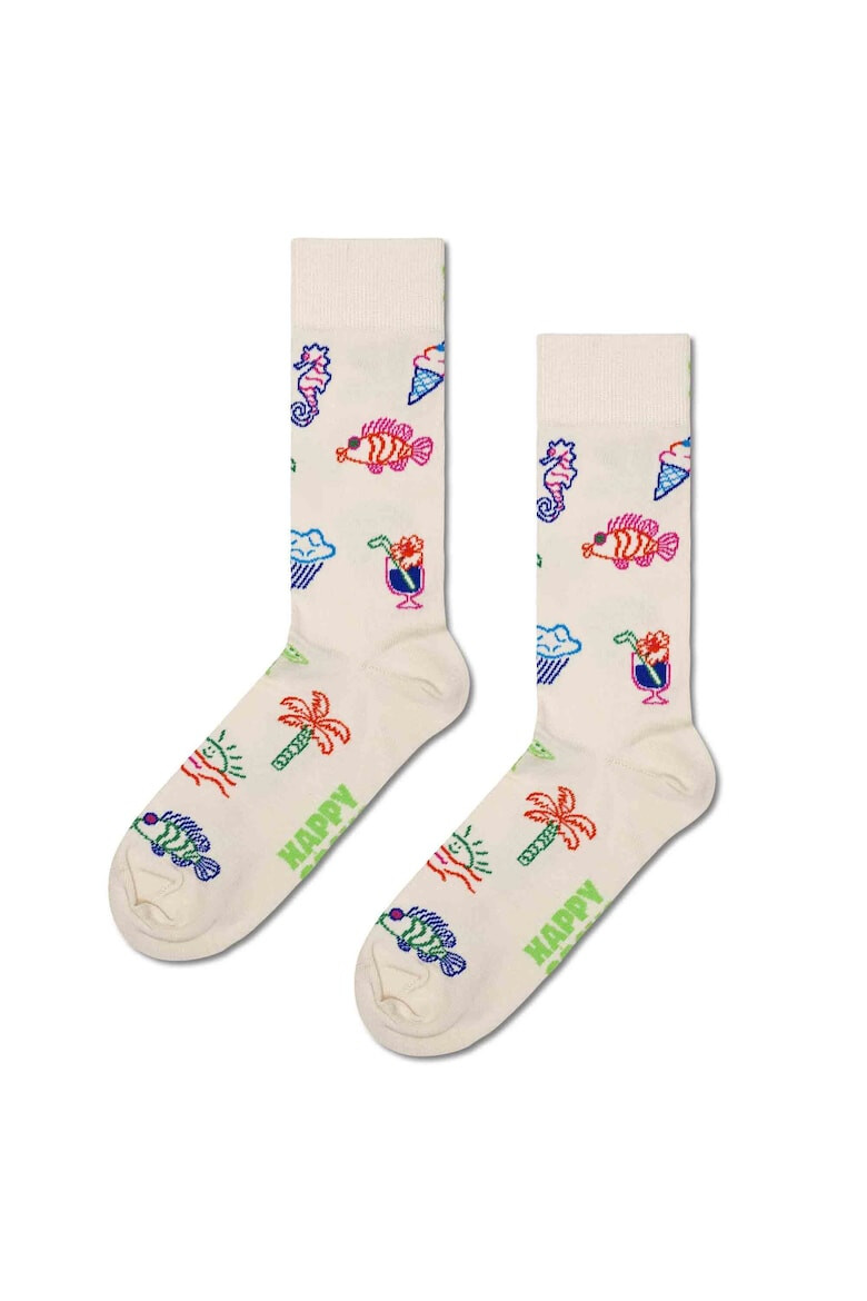 Happy Socks Унисекс чорапи с принт - 4 чифта - Pepit.bg