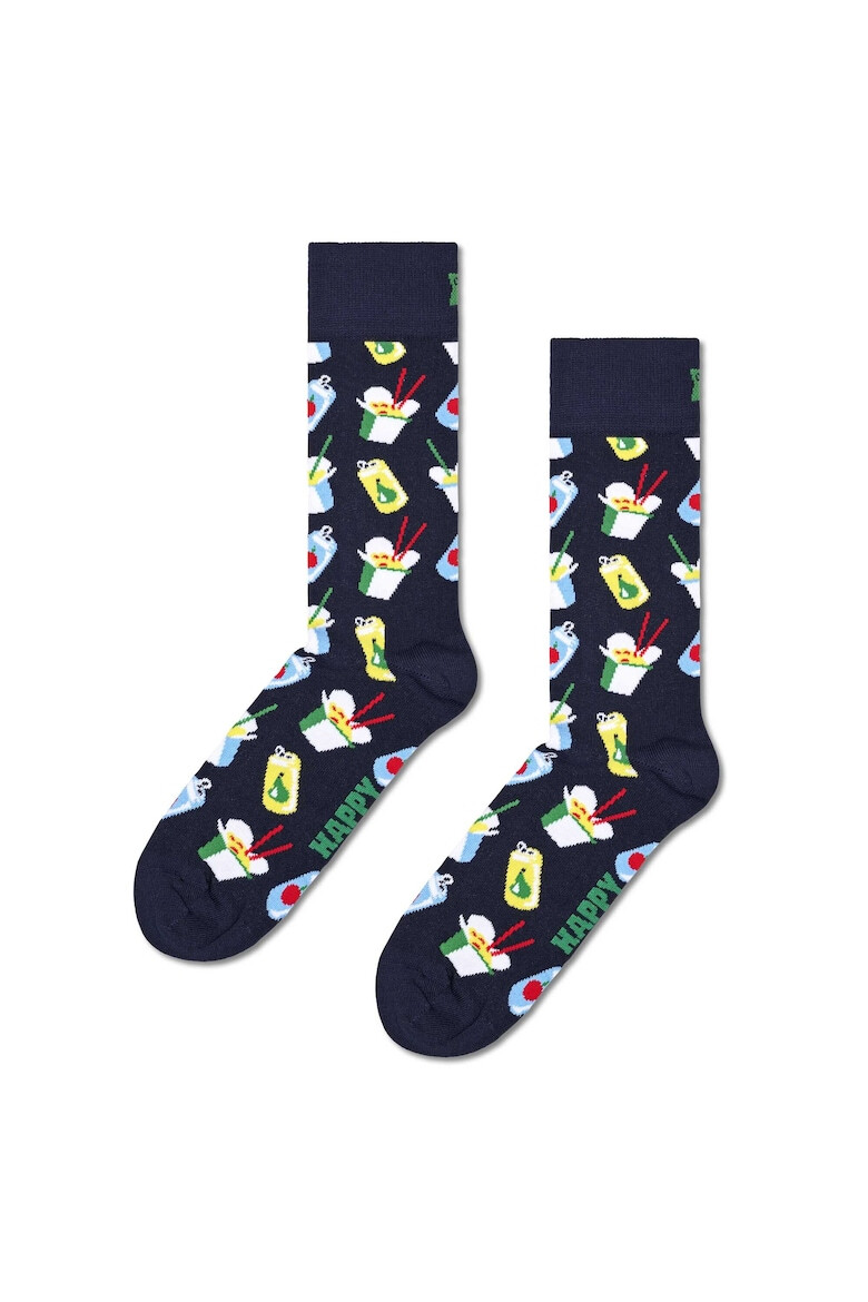 Happy Socks Унисекс чорапи с принт - 4 чифта - Pepit.bg