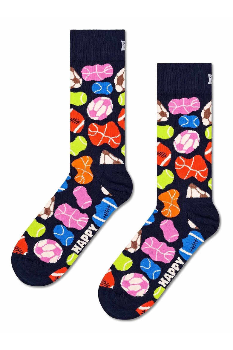 Happy Socks Унисекс чорапи с принт - 7 чифта - Pepit.bg