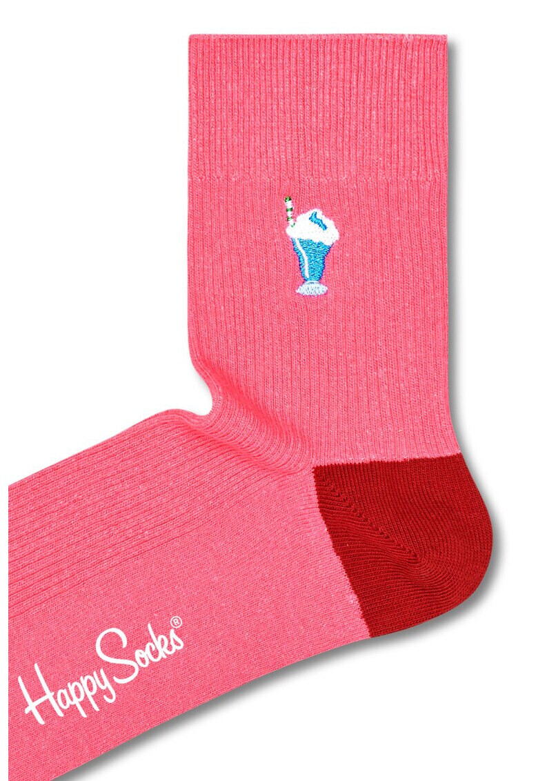 Happy Socks Унисекс чорапи с щампа Milkshake - Pepit.bg