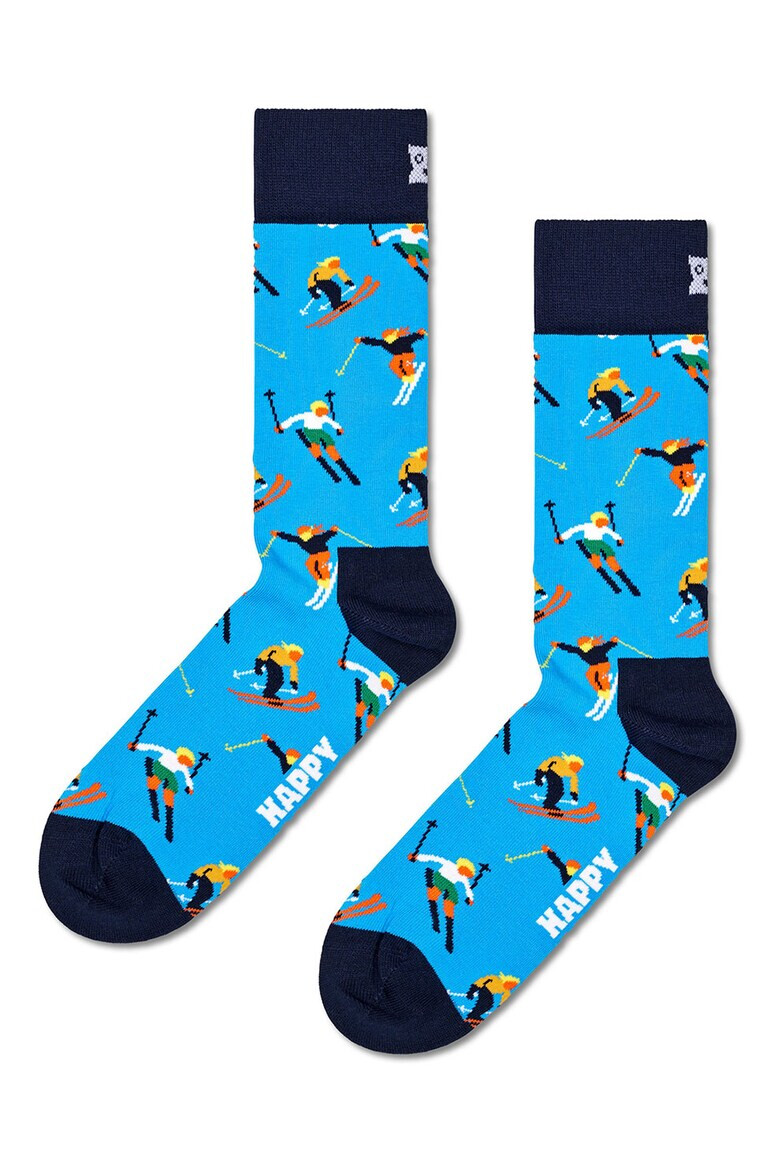 Happy Socks Унисекс чорапи за ски Downhill - 3 чифта - Pepit.bg