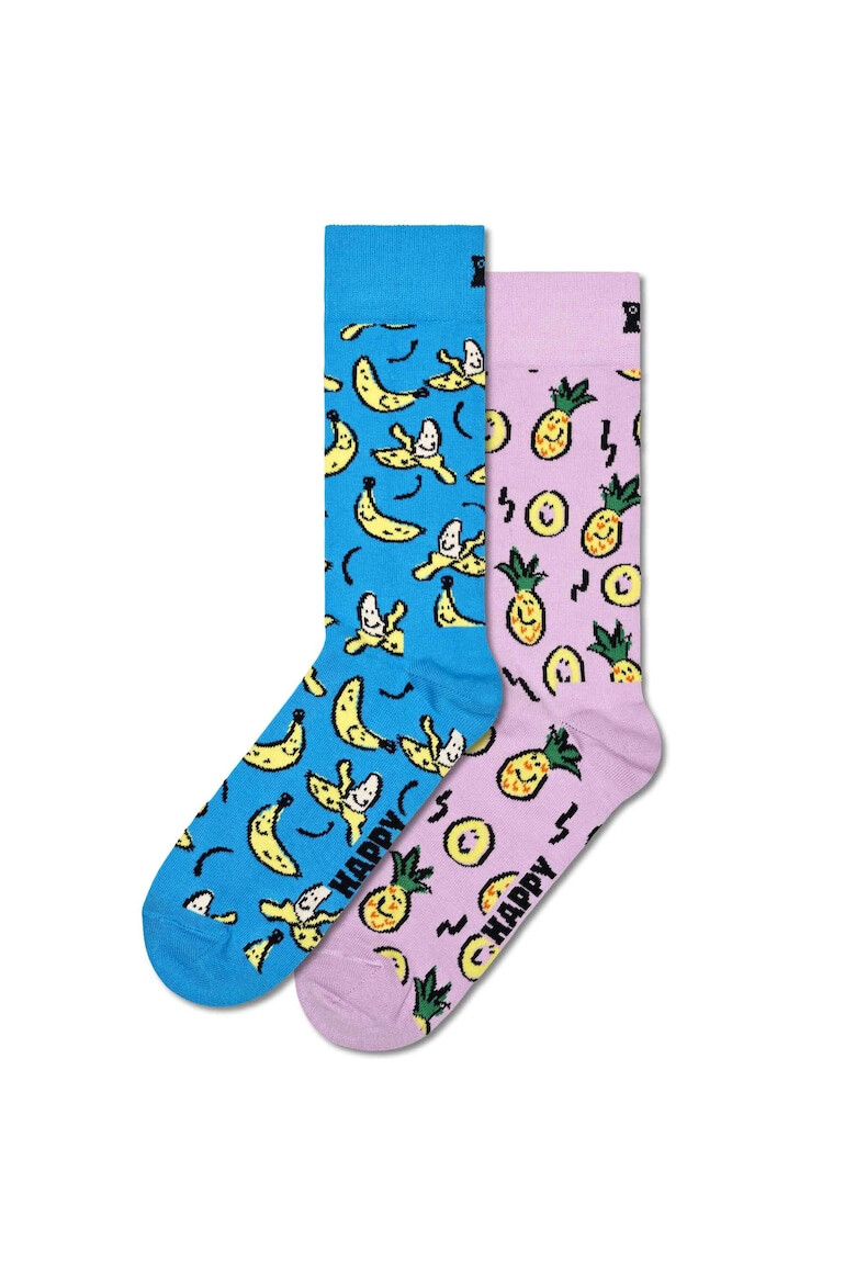 Happy Socks Унисекс дълги чорапи - 2 чифта - Pepit.bg