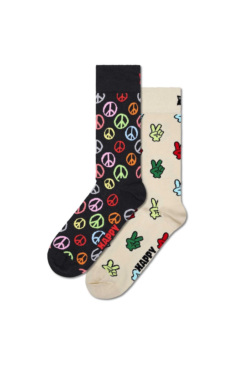 Happy Socks Унисекс дълги чорапи - 2 чифта - Pepit.bg