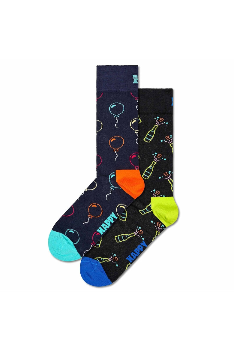 Happy Socks Унисекс дълги чорапи - 2 чифта - Pepit.bg