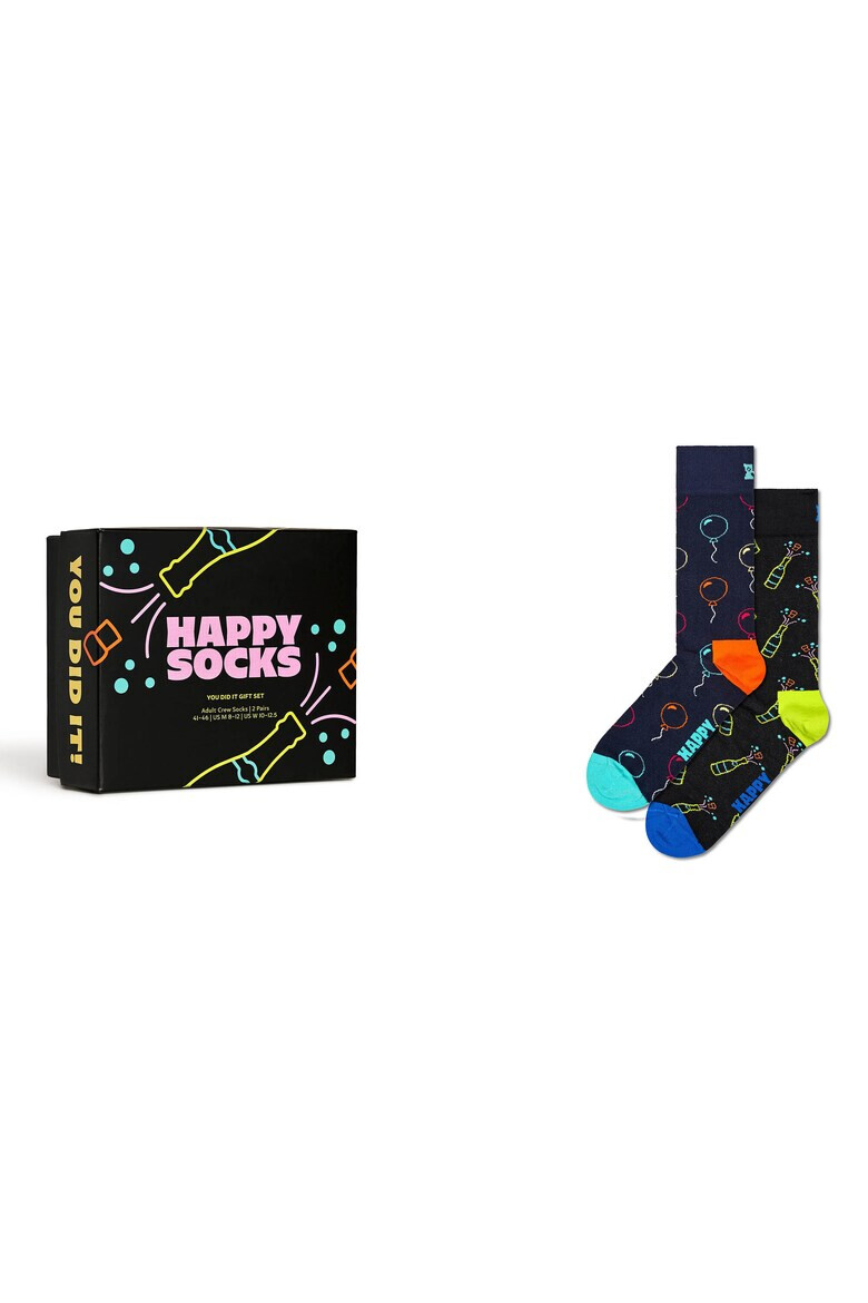 Happy Socks Унисекс дълги чорапи - 2 чифта - Pepit.bg