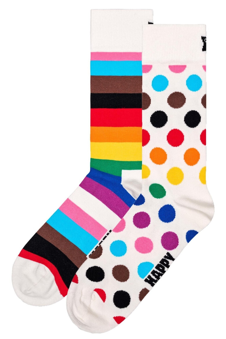 Happy Socks Унисекс дълги чорапи - 2 чифта - Pepit.bg