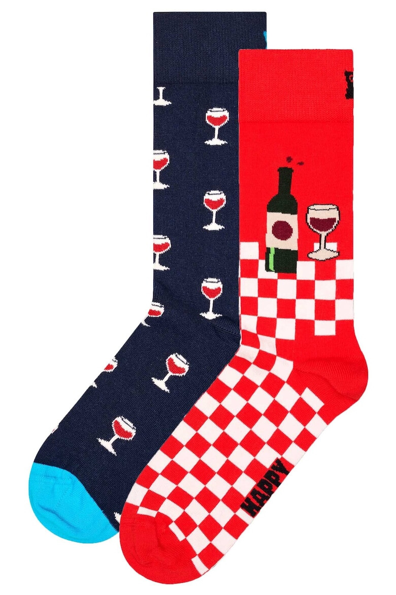 Happy Socks Унисекс дълги чорапи - 2 чифта - Pepit.bg