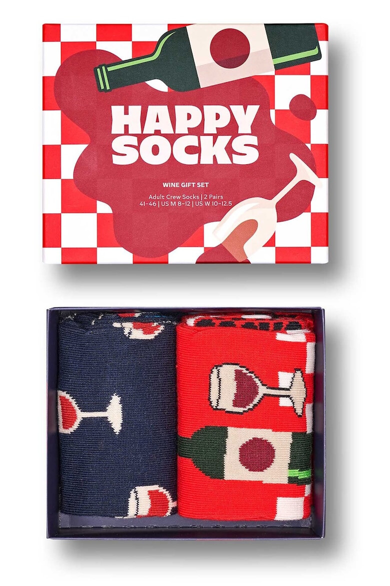 Happy Socks Унисекс дълги чорапи - 2 чифта - Pepit.bg