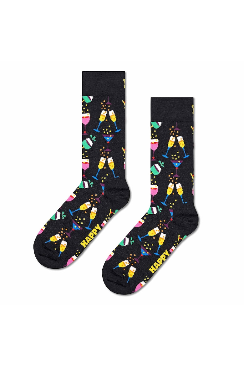 Happy Socks Унисекс дълги чорапи - 3 чифта - Pepit.bg