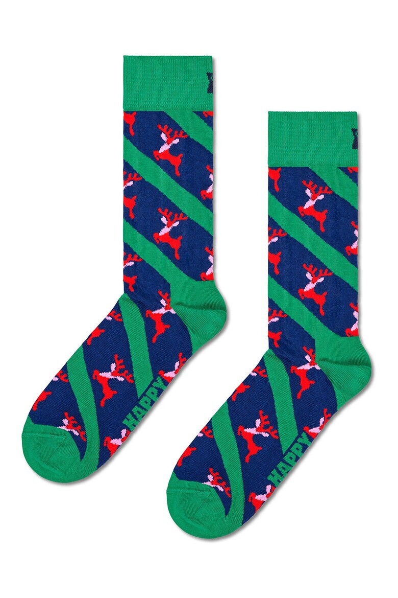 Happy Socks Унисекс дълги чорапи - 3 чифта - Pepit.bg