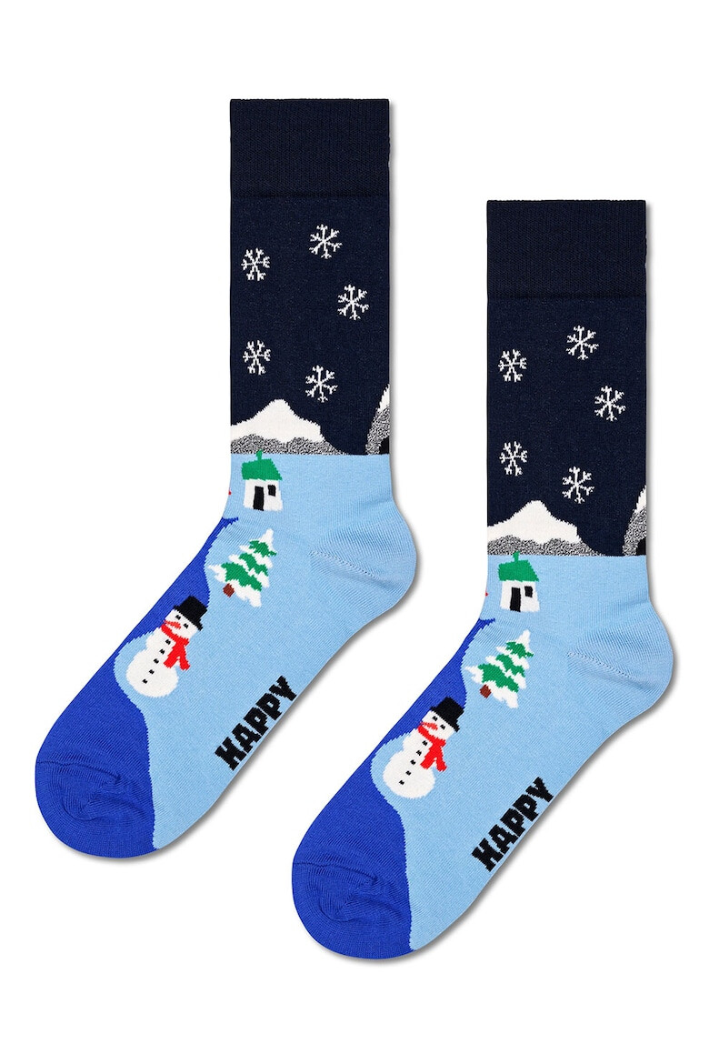 Happy Socks Унисекс дълги чорапи - 3 чифта - Pepit.bg